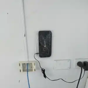 การติดตั้ง access point สีดำ